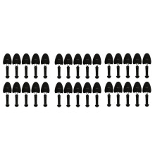 15 Pairs Practical Plastic Adjustable Length Men Shoe Tree Stretcher Boot Holder Organizers (15 Pairs Black)