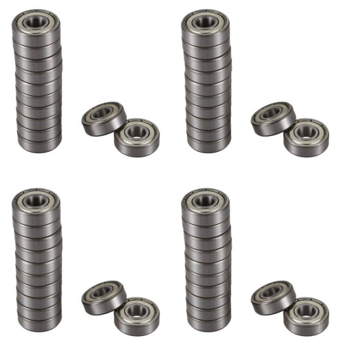 48 Pcs 608Z 22mm x 8mm x 7mm Single Row Deep   Bearing 1