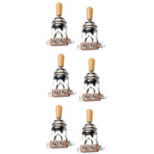 Métrique 3 Voies Court Droite Guitare Pickup Sélecteur Commutateur pour Commutateur Guitare ÉLectrique   Lp  Pièces, Argent et