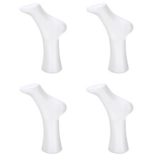 4X Female Legs Feet Foot Mannequin Sock Display Mold Short Stocking, Female