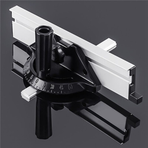 3X Miter Gauge Carpentry Push Rod Angle Ruler Table Saw Ruler Woodworking Tool Adjustable Flip Stop 2
