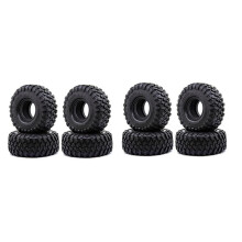 8 Peças 118mm 1.9 Pneus de Borracha Roda de Pneus para 1/10 Rc Rastreador Carro Axial Scx10 90046 Axi03007  Trx4 D90  Cc01
