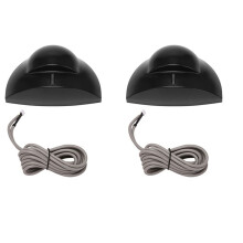 2X PIR Motion Sensor Exit Infrared Detector for Exit for Automatic Opening Door Access Control,Black