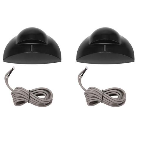 2X PIR Motion Sensor Exit Infrared Detector for Exit for Automatic Opening Door Access Control,Black