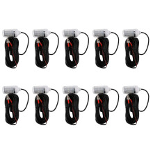 10X 12V LED Green Underwater Submersible Night Fishing Light Crappie Shad Squid Boat Fishing Light