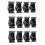 12Pcs Collapsible Support Frame Self-Locking Hinge Table Leg Fittings and Gussets - for Folding Legs Folding Workbench 1