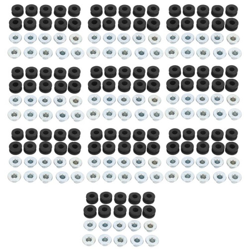 200Pcs Motorcycle Rubber Grommets for  for  for  for  Fairings