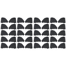 40x B63B-50-101 B63B-50-102 Car Front Lower Bumper Tow Hook Eye Cover Grille Caps for 3 2017-2018