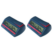 2X Fortgeschrittenes Schach Digital Timer Schach Uhr Count Down Brett Spiel Uhr