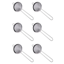 6X Cocktail Fine Strainer Stainless Steel Conical Mesh Strainer Professional Bar Tool