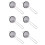 6X Cocktail Fine Strainer Stainless Steel Conical Mesh Strainer Professional Bar Tool 1
