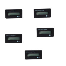 5X 12V 24V 36V 48V Batterie Anzeige, Batterie Kapazitäts Spannungs Anzeige, Blei Säure- und Lithium Ionen Batterie Ladungs Entladungs Monitor für
