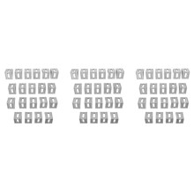 60Pcs 4040 Aluminum Corner Brackets Corner Fitting Angle 40 x 35 Connector Fastener for 4040 Industrial Aluminum Profile