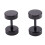 Earrings Steel False Spreader Black 6mm 3