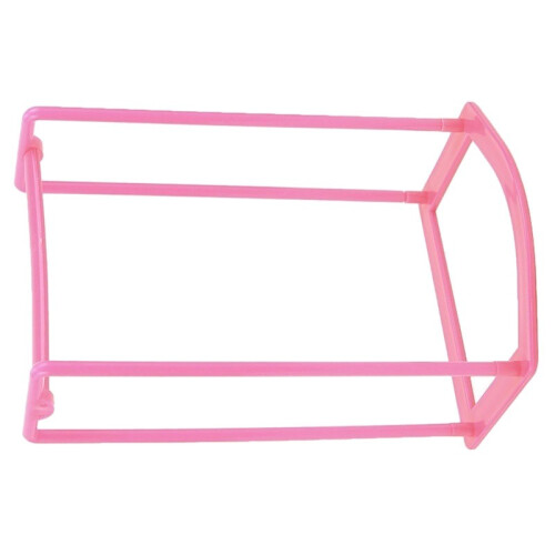1pcs  Design Clothes Hanger Stacker Holder Storage Organizer Rack（pink） 2