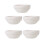 Conjunto de 5 Cestos de Fermentação Banneton para Pão,  Cestos de 5 Polegadas para Panificação de Pão de Fermentação Natural. 1