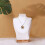 Pressed Flower Round Pendant Necklace 2