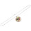 Pressed Flower Round Pendant Necklace 6