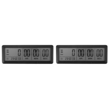 2X Orologio con Timer Digitale per Il Conto Alla Rovescia - Orologio con Conto Alla Rovescia da 999 Giorni per la Cucina del Laboratorio di