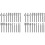 40Pc HSS Router Carbide Engraving Bits for  Router Bit Set 1/8 Inch(3mm) Shank for  Proxxon Rotary Tools 1