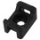 Black 9mm Cable Tie Mount Saddle Type Plastic Wire Bundle Holder 100Pcs 3