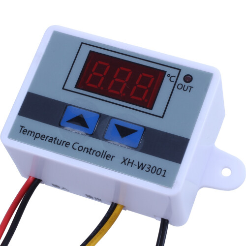 XH-W3001 DC12V All-Purpose Digital LED Temperature Controller Thremostat with Sensor 2 Stage Heating and Cooling Mode 2