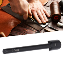 Half Round Leather Cutter 15mm Stainless Steel Black Semicircle Punch