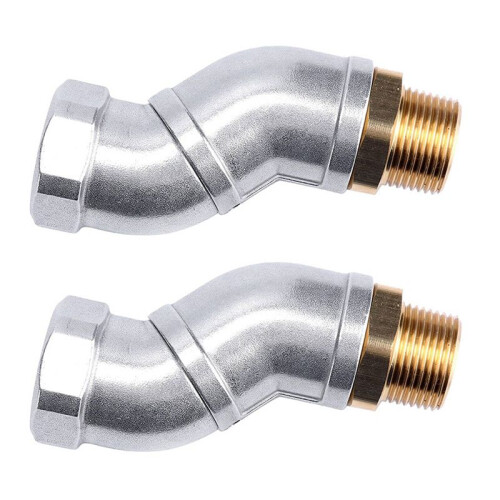 2X  de Mangueira de Combustível de 3/4 Polegadas Conector Giratório 360 para Bocal de Combustível  de AviãO de Combustível Multi-Plano