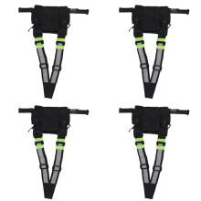 4X Le Radio Pocket Radio Chest Harness Cassa Anteriore Confezione Pouch Holster Vest Caso Rig Portare per 2 Way Radio Walkie Talkie Adatto per