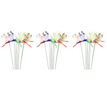 36 Pièces Séries Libellule Artificielle Papillons Décoration de Jardin Simulation Extérieure Libellule Piquets Cour Plante Pelouse Décor Bâton