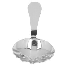 Stainless Steel Cocktail Strainer - Anti-Rust, Efficient Filtering, 69g Silver