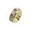 Stock 50 perline perle oro dorate 6mm con strass 4