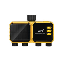 4 Stopcontacten WIFI-Zonne-Irrigatietimer Zonne-Irrigatietimer Automatisch Irrigatiesysteem Buitenwatertimer
