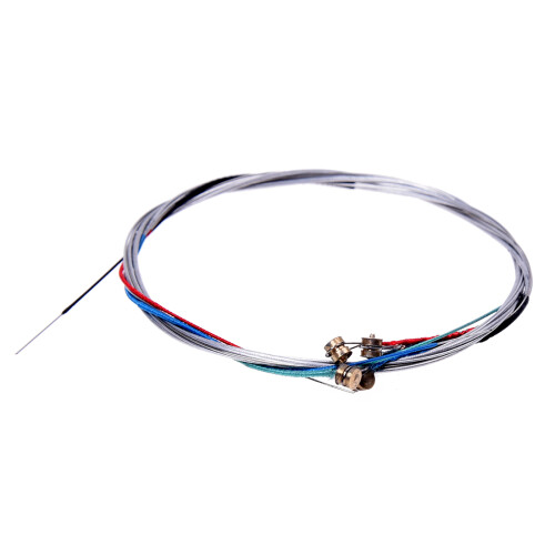 3 x 4 String Set Steel Silver  for 4/4 Viol 1