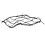 Black Bungee Motorcycle Helmet Cargo Net 6 Hooks Luggage/Package Cargo Net Load Cover Cord Web 1