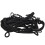 Black Bungee Motorcycle Helmet Cargo Net 6 Hooks Luggage/Package Cargo Net Load Cover Cord Web 5