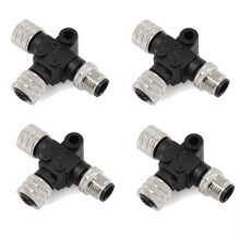 NMEA 2000 3 Port Multiport T Connector Kit 4PCS 0-190ohm NMEA2000 Connector Adapters