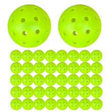 40 Pro Pickleball Balls - 40Pcs, High Visibility Green, Seamless Professional Training