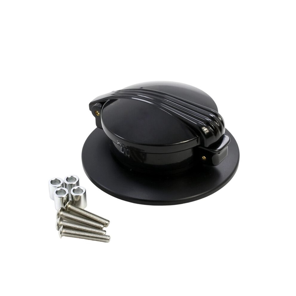Motorcycle Accessories Aluminum Cap Monza Style Fuel Gas Tank Cap For R Nine T R9t Black 6032982484862