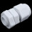 20Pcs Waterproof Adjustable PG7 3.5-6mm Cable Gland Joints Black White 6