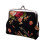 Canvas Hasp Purse Key Coin Wallet Bag(black) 3