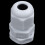 20Pcs Waterproof Adjustable PG7 3.5-6mm Cable Gland Joints Black White 7