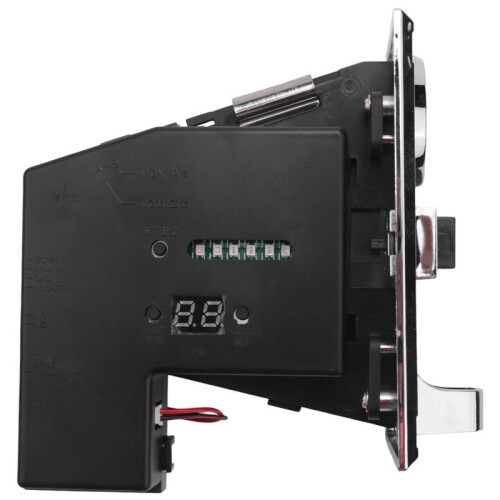 4X Multi Coin Acceptor Electronic Roll Down 4P Port Electronic Coin Selector Vending Machine Arcade Game Ticket 1