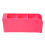 1PC Multifunctional Socks/Underwear Organizer Stationery/Tableware Plastic Storage Box Cosmetics Makeup Organizer Box Rose red 1