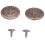 10 Pcs Star Prints Denim Jacket Jeans Metal Tack Button Bronze Tone 2