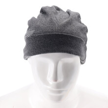 Unisex Men Women Classic Star Rhinestone Slouch Beanie Cap Cotton Hat Dark Grey