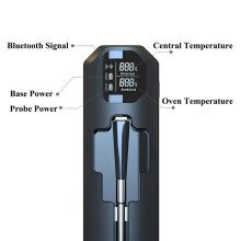Draadloze Digitale Vleesthermometer, Dubbele Thermometer, Keramische Sonde, IPX7 Waterdicht, , Grill, BBQ, Oven, Koken
