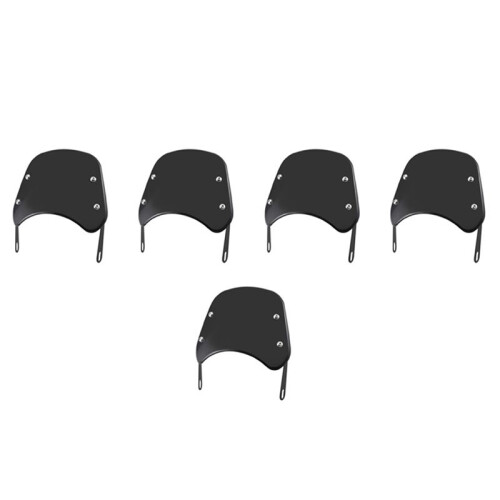 5X 5-7 Inch Motorcycle Headlight Windshield Wind Deflector Windscreen Universal for