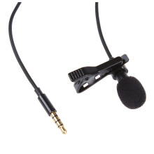 Lavalier Lapel Clip- Omnidirektionales Minitelefon TRRS 3,5Mm Klinke Freisprecheinrichtung 3,28 Fuß Kondensator für     Interview