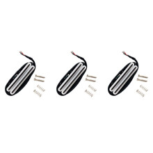 3X Captadores Hot Rail Dupla Faixa 11K Alnico5 Guitarra  Strat Squier Tele Guitarra Elétrica, Branco